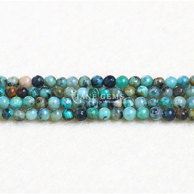 Pierre cristalline naturelle de guérison, pierre précieuse polissée, perles rondes lisses et lâches pour la fabrication de bijoux.