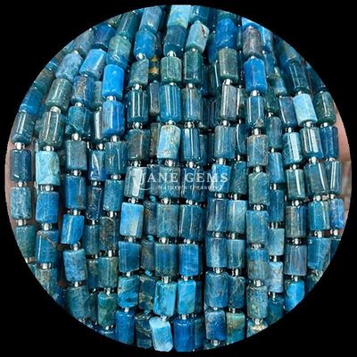 Perles de pierres précieuses Cristal naturel Apatite Rhodonite pierre précieuse cylindrique en forme de cylindre en forme de perle en forme de perle en forme de perle en forme de perle