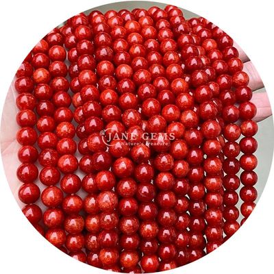 Variété de perles de pierre calcédoine lisse et ronde Perles de pierre précieuse pour bracelet Perles de bijoux