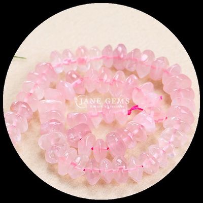 Perles de pierres précieuses Cristal naturel Citrine Rose Quartz Pierre précieuse Irrégulière en forme tombée Franges de perles en vrac pour la fabrication de bijoux