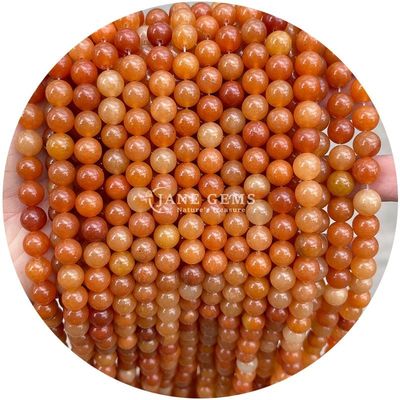 Mix de pierres précieuses naturelles Perles lâches Rouge Aventurine Jade vert Pour l' artisanat de cristal