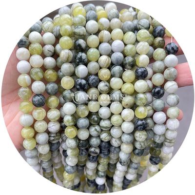 Mix de pierres précieuses naturelles Perles lâches Rouge Aventurine Jade vert Pour l' artisanat de cristal