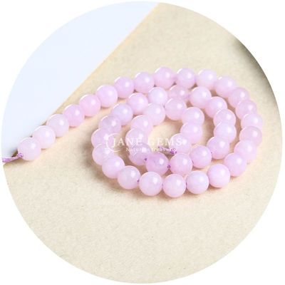 Xinjiang Chalcédoine perles de fils de pierre de forme ronde pour les bijoux en couleur amazonienne