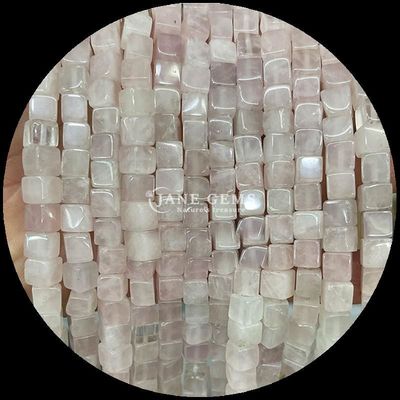 Forme carrée de cube Opallite de l'œil du tigre Franges de perles lâches pour l'énergie de guérison