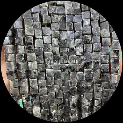 Forme carrée cube Howlite Lapis Lazuli Franges de perles lâches pour la fabrication de bijoux bricolage