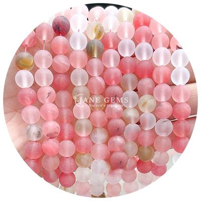 Perles de forme ronde polies Décoration bricolage Produits semi-finis Perles de pierre polies