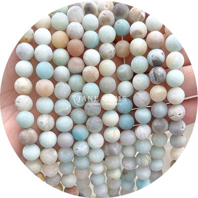 Perles de forme ronde polies Décoration bricolage Produits semi-finis Perles de pierre polies