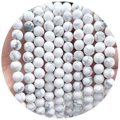 Perles de forme ronde polies Décoration bricolage Produits semi-finis Perles de pierre polies
