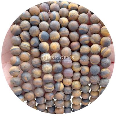 Perles de forme ronde polies Décoration bricolage Produits semi-finis Perles de pierre polies