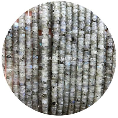 Perles de cristal naturel à angle droit La labradorite Perles lâches pour la fabrication de bijoux
