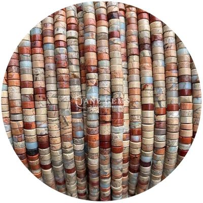 Perles de cristal en forme d'angle droit Dalmatien Jaspe Perles lâches pour faire des bricolages