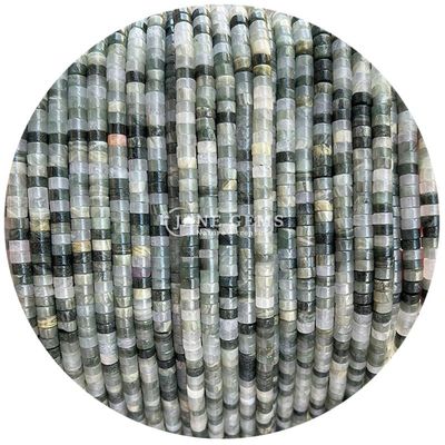 Perles de cristal en forme d'angle droit Dalmatien Jaspe Perles lâches pour faire des bricolages