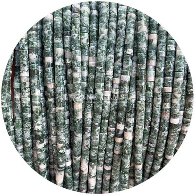 Perles de cristal en forme d'angle droit Dalmatien Jaspe Perles lâches pour faire des bricolages