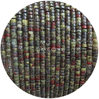 Perles de cristal en forme d'angle droit Dalmatien Jaspe Perles lâches pour faire des bricolages