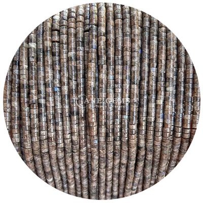 Des perles en forme de kiwi jaspe unakite en pierre précieuse de cristal naturel pour la fabrication de bijoux