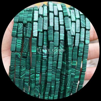 Unakite Malachite Rectangle Carré Forme de pierre précieuse