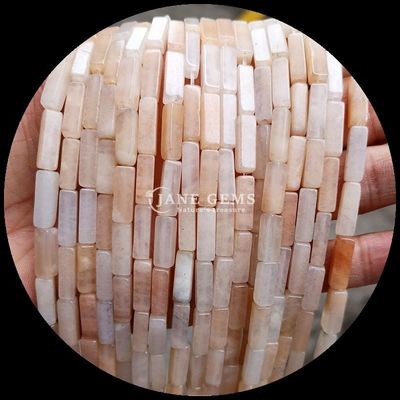 Forme carrée rectangulaire Diamant perle fils jaune naturel Jade rose aventurine
