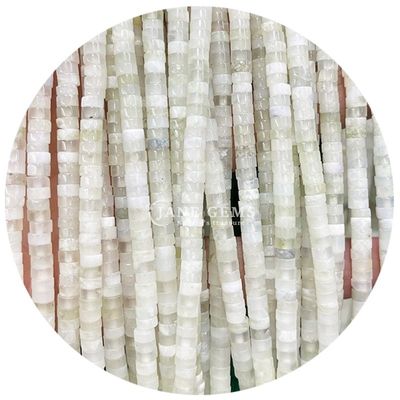 Pierre de pierre précieuse polie en forme d'angle droit lisse Pierre d'aquamarine Perles lâches Filament pour accessoires de bijoux
