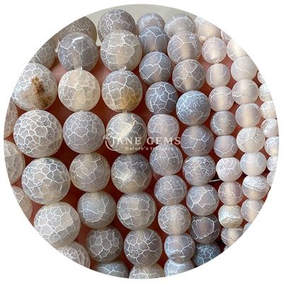 Différentes perles de cristal agate à l'air libre de pierre de cristal pour la fabrication de bracelets de cristal faits à la main