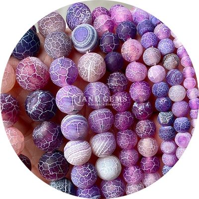 Différentes perles de cristal agate à l'air libre de pierre de cristal pour la fabrication de bracelets de cristal faits à la main