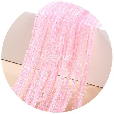 Perles de pierres précieuses Fraise Quartz Apatite Cristal Perles lâches Pour bricolage Artisanat Jeux de fabrication