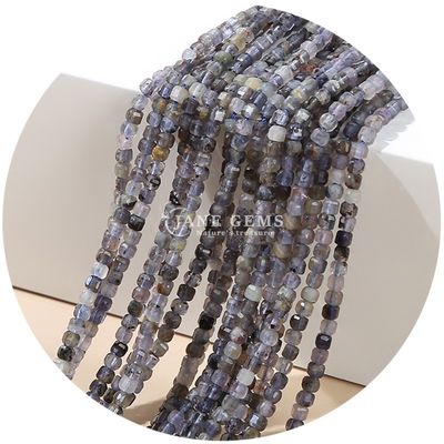 Lisseux cristallin à perles lâches en argent obsidienne tourmaline pour faire de l'artisanat