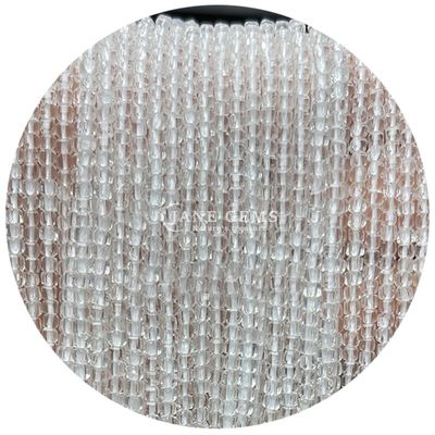 Variété de couleurs pierre précieuse naturelle perles lâches cubes de sucre de forme pour la fabrication de bijoux personnalisables