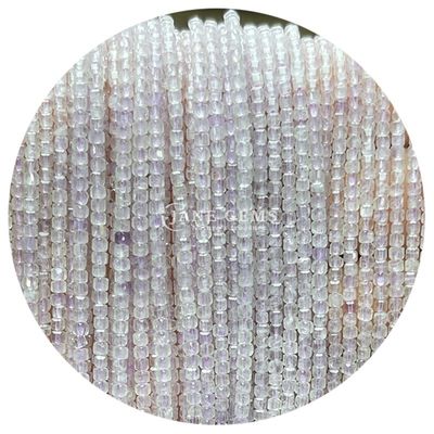 Perles de pierres précieuses personnalisées Perles de pierre de lune blanche préhnite violette jade perles lâches