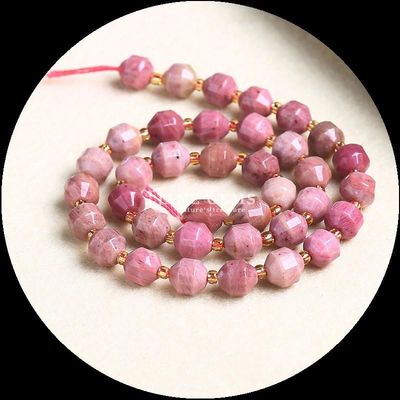Perles en forme d'olivier naturel à facettes Perles en pierre lâche Jaspe rouge Mookite Franges lâches pour bijoux bricolage