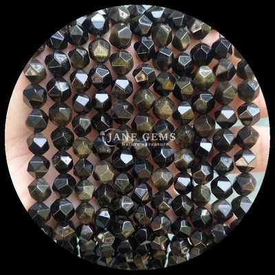 Perles à facettes de diamants multicolores et brins de grès bleu pour la fabrication de bijoux bricolage