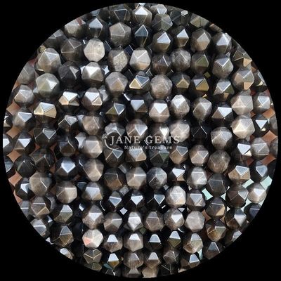 Perles à facettes de diamants multicolores et brins de grès bleu pour la fabrication de bijoux bricolage