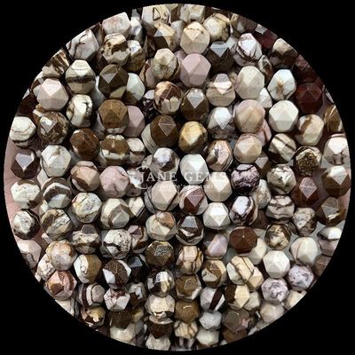 Carreaux de pierre à flèche en pierre précieuse à facettes multicolores pour bijoux de bricolage