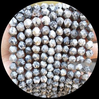 Carreaux de pierre à flèche en pierre précieuse à facettes multicolores pour bijoux de bricolage