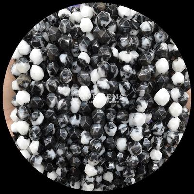 Perles de pierre précieuse naturelle en forme facétieuse Rose quartz Tourmaline fils lâches pour la fabrication de bijoux