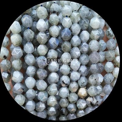 Perles de pierre précieuse naturelle aux facettes élégantes Fluorite Lapis Lazuli Franges lâches pour la fabrication de bijoux