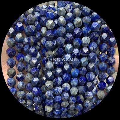Perles de pierre précieuse naturelle aux facettes élégantes Fluorite Lapis Lazuli Franges lâches pour la fabrication de bijoux