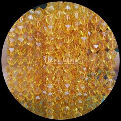 Perles de pierre précieuse naturelle à facettes en coulisse multicolore vibrante Quartz aquamarine Perles à brins lâches pour bijoux de bricolage