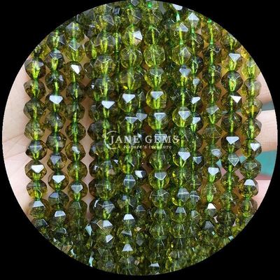 Perles de pierre précieuse naturelle à facettes en coulisse multicolore vibrante Quartz aquamarine Perles à brins lâches pour bijoux de bricolage