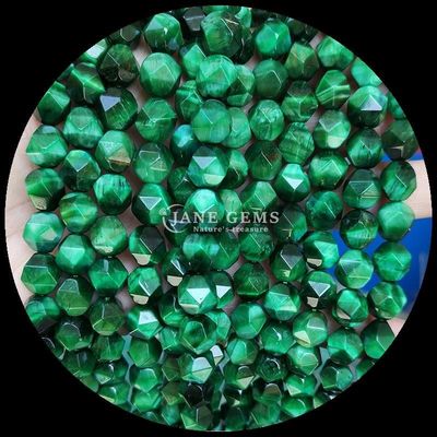 L'œil de tigre vert pour la fabrication de bijoux