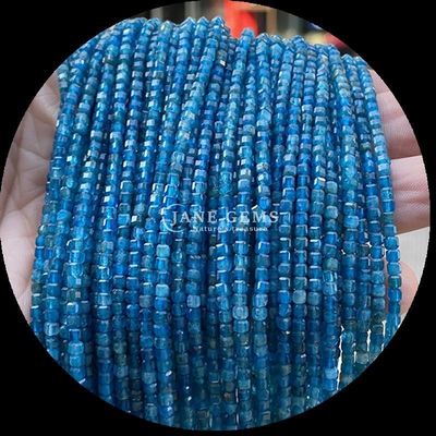 Multi couleur naturel mini cube carré Perles de pierre précieuse Rose Quartz Apatite pour bricolage Bracelet Collier Boucle d'oreille Jeux de fabrication