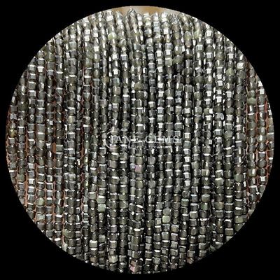 Perles de pierre précieuse cubes rubis Zoisite l'œil de tigre lâche brins carrés perles pour faire soi-même la fabrication de bijoux