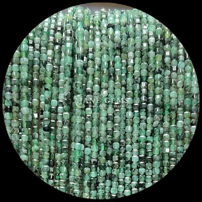 Perles de pierre précieuse cube carré personnalisable or rustifié quartz préhnite brins lâches perles pour la fabrication de bijoux