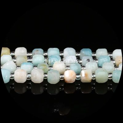 Perles de pierre précieuse naturelles multicolores Cube Carré Améthyste Franges lâches Perles pour bijoux bricolage