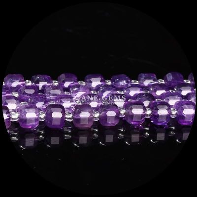 Perles de pierre précieuse naturelles multicolores Cube Carré Améthyste Franges lâches Perles pour bijoux bricolage