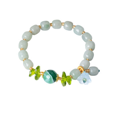 Bracelet à perles de jade naturel Santé Beauté et harmonie Jane Gems Pour cadeau bijoux faits main