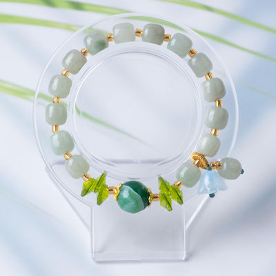Bracelet à perles de jade naturel Santé Beauté et harmonie Jane Gems Pour cadeau bijoux faits main
