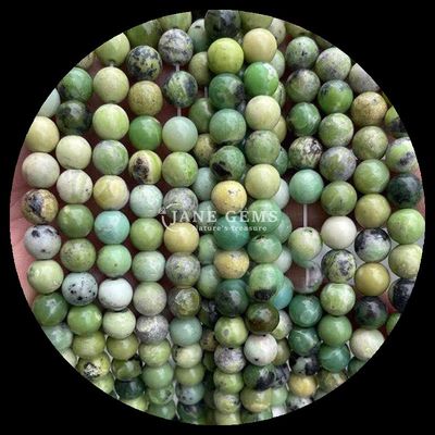 Coloriages ronds de pierres précieuses perles grenat morganite pour bijoux faire des bracelets bricolage colliers / boucles d'oreilles