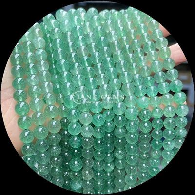 Perles rondes de couleurs variées Quartz rose naturel or Rutilé Quartz pour bijoux de bricolage