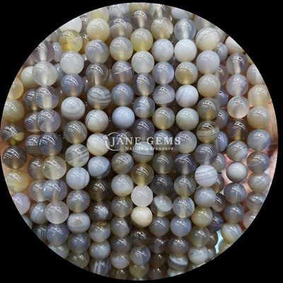Forme ronde pierre précieuse rouge agate à rayures vert agate à rayures naturelles fils de perles lâches pour boucles d'oreilles bricolage Jeux de fabrication