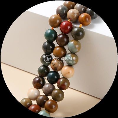 Agate multicolore AlaShan Agate cerisier parfait pour votre entreprise de bijoux Perles de pierres précieuses naturelles